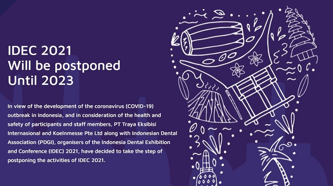 2021印尼雅加達牙科展覽會將延期到2023年舉行(www.kllife.com.cn)
